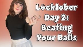 Beating your Balls Locktober Day 2