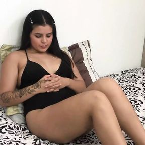 Hard sex with a beautiful Latina in my apartment - Porn in Spanish