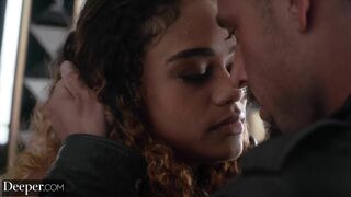 Deeper. Actress Scarlit submits to her scene partner's kinks