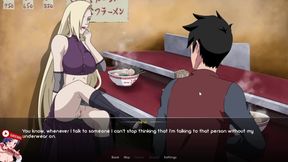 Naruto's appointment with INO to eat Ramen in Ichiraku