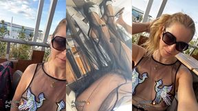 coucou les coquins, suite de ma journee au cap d agde