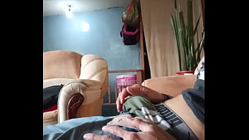 Latin young man fucking his cock very hot