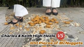 Charles&Keith High Heels V.S. 100 Pieces of McNuggets