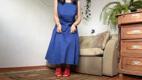 your weaknesses is to look under her dress m0