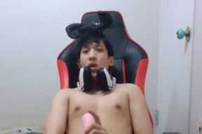 oriental Jerking With A Flehslight In Live