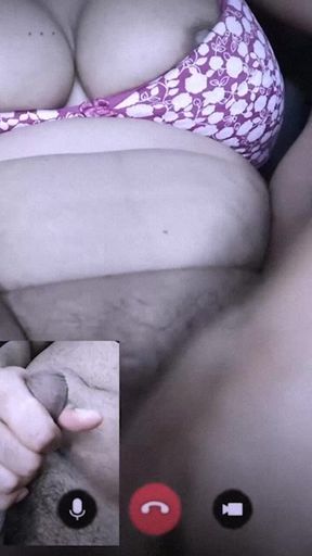 Indian Wife Video Sex Call with Husband