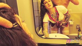 BTS POV Luna Snow Ass Destroyed Christian XXX Cum Gush Choke