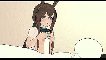 [Arknights] Amiya Visits Wojak's Room - CEO Comforts Her Doomer (Mature 3D)