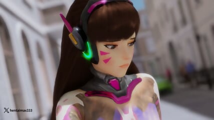 Dva intro gets interrupted  -hentai anime
