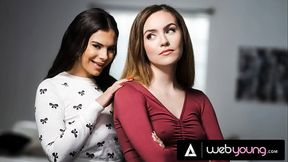 Busty Teen Violet Starr And Her Roommate'_s Board Game Session Turns Into A Romantic Fuck