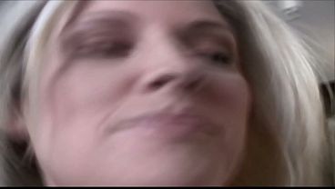 She gets fucked in all kinds of acrobatic positions and feels the full length of that...