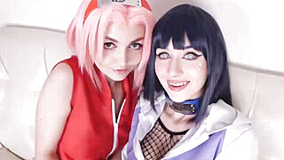 Sakura And Hinata Have A Fun With Naruto