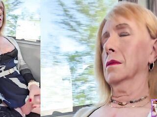 Trans Woman on a Bus Pulls Her Wang Out