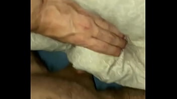 Fucking pillow to a Shemale cumming