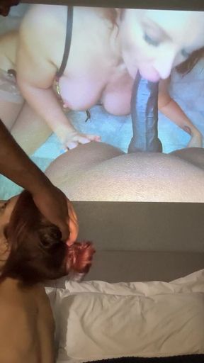 Sucking Dick While Watching Myself Suck Dick