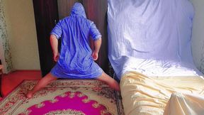 Cute Sissy Brushing Long Pastel-colored Wig Gently