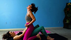 stepmom stepdaughter workout sexercise
