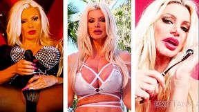 Kinky Blonde Brittany Andrews Stuffs A Dildo Into Her Pussy!