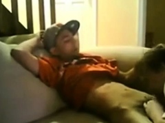 Daddy Gives Twink Thug His First BJ