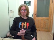 Afterschool webcam special - jerking off for hours