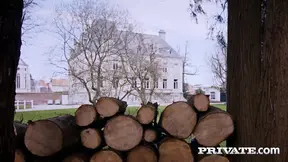 Esperanza del Horno in a hardcore threesome with her first DP