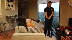 Male Stripper Rob Burry Fucks Maya Kim