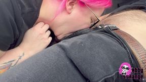 Puclib Blowjob with Crazy Big Cumshot