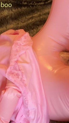 My first contact with a love doll while watching a video of a stunning asian MILF masturbating   Clip 2