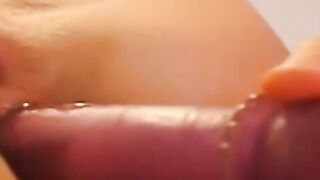 Up-close Anal Play with Dildo and Fingers