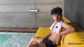 Tattooed Damian Dragon Satisfies Tiger Bareback Desire