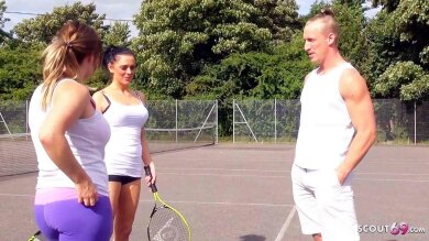 Hot Mom Jess tricked to Fuck by Sons best Friend after Tennis match