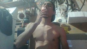 Smoking in Morning