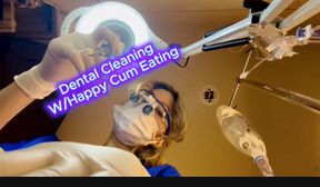 5.5 min POV Dental Hygienist Luna Cleans your teeth but is very stern with you, since you listen and handle the procedure I give you a hand job 🧤🪥
