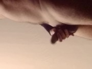 Uncut Soft penis masturbation