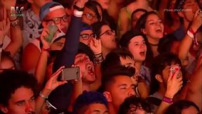 Tove Lo showing her tits at Lollapalooza BR 2017 (At 1:38)