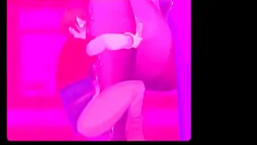 Horny Boy Humps Mistress's Leg in Naughty Hentai CG Gallery
