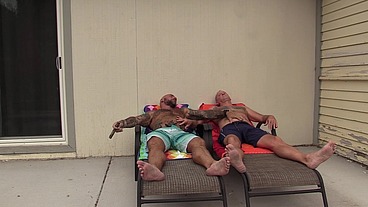 Jason Collins Fucking His Stepdad Outside and Cigar Smoking!