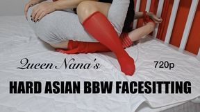 Hard Facesitting with Queen Nana in Red Stockings - 1080p copy