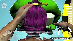 POV Action – 3D Alien Gets Tits & Pussy Fucked Hard By Bizarre Anime Dude