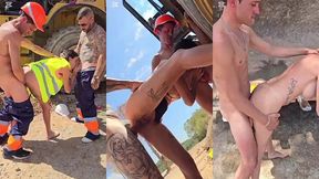 hard fucking with piss and everything to the inspection girl, she comes asking for papers and we end up giving her cock