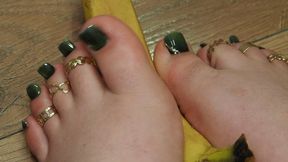 Banana and Mistress' Feet