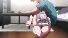 First Love Time 4 - Academy Girl Gives Hentai Blowjob Under Desk In Library