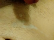Post-Cum Milking My Non-Op Transgal Clit