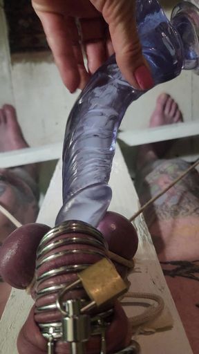 Goode Girl Unholy Crucifix Ballbusting Pt3