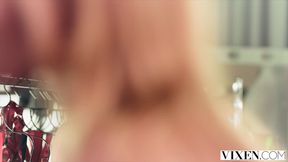 VIXEN Gorgeous Blonde Model Kelly Collins Has Intense Passionate Sex - Adriana Sephora