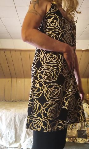 Black white dress 2