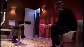 Horny black chick riding cock