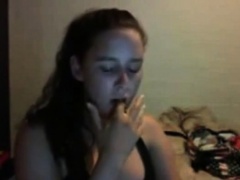 Amateur  Ass Spread on Webcam