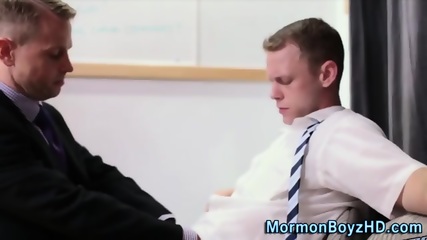 Mormon Gets Jizz Guzzled