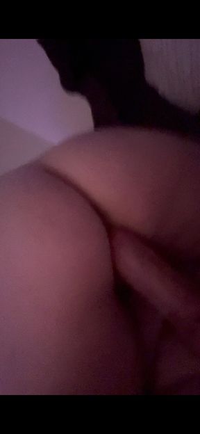 Shy girlfriend rides my cock on the sofa